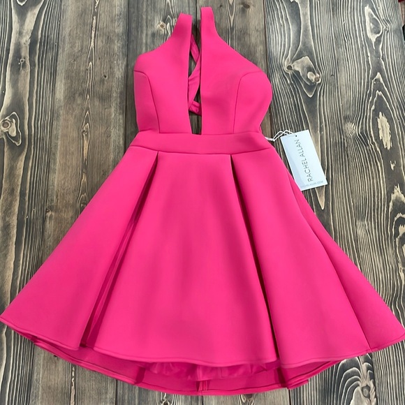 🌟6x Host Pick🌟Pink Rachel Allan Dress - Picture 3 of 8